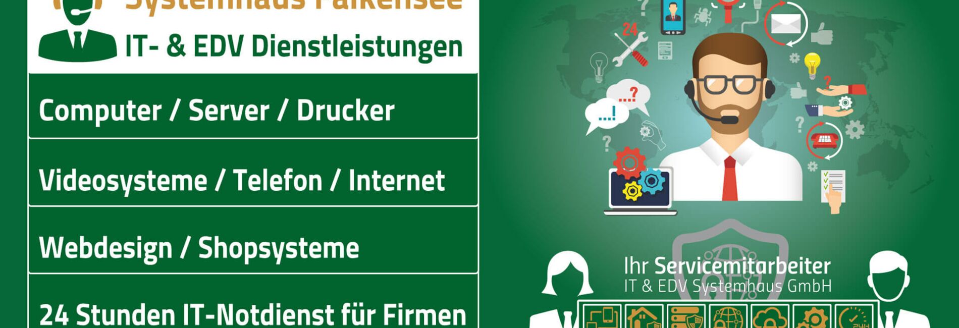 IT Firma Falkensee - Servicemitarbeiter - IT & EDV Systemhaus